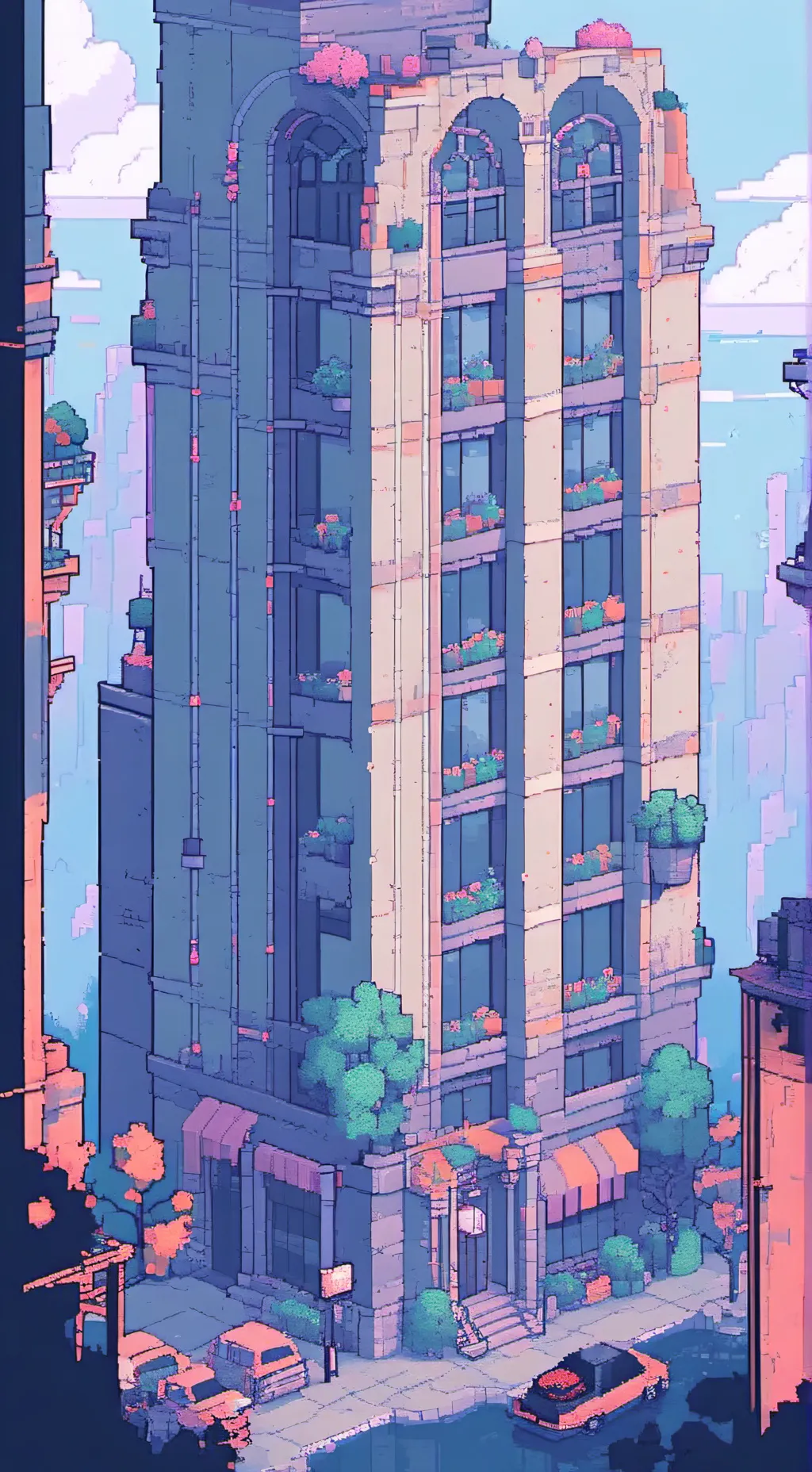 ai character: The black death background