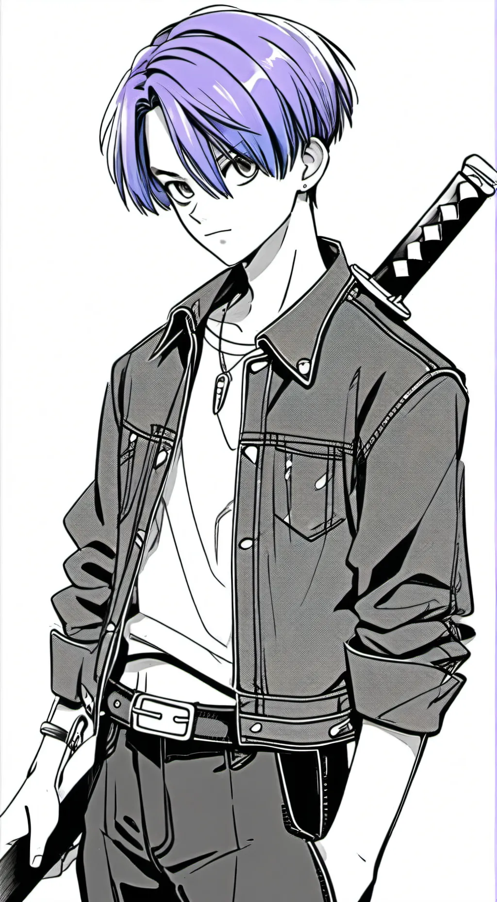 ai character: Trunks background