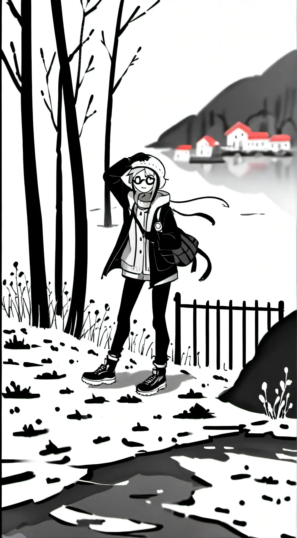 ai character: Gray X Wenda background