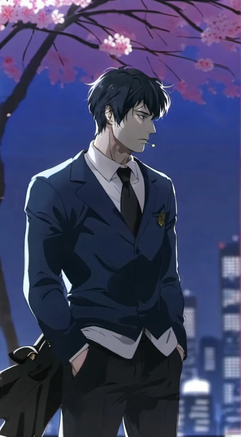 ai character: Сёго  background