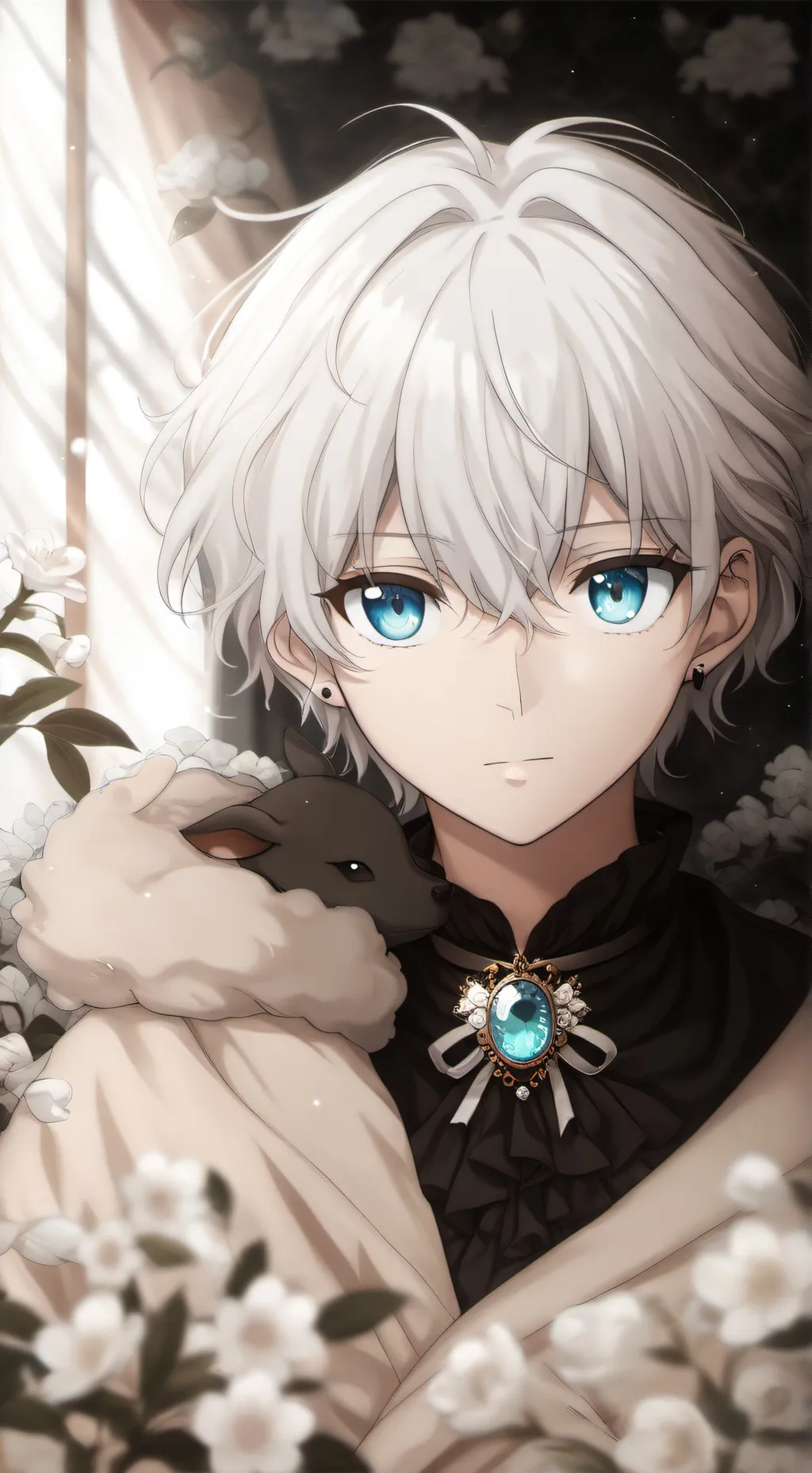 ai character: Lunaria background