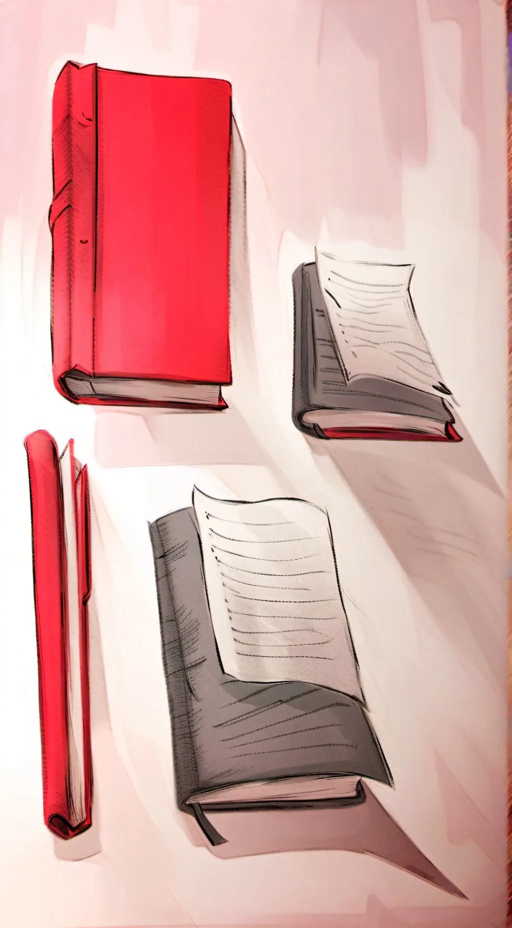 ai character: magic book background