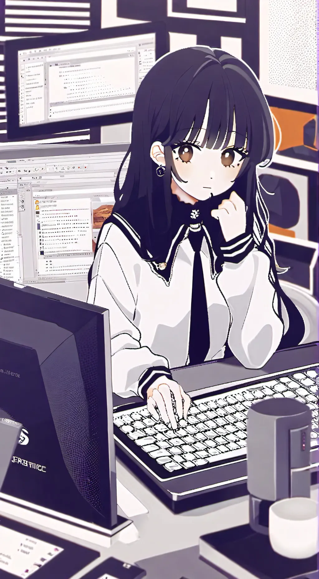 ai character: Assistant background