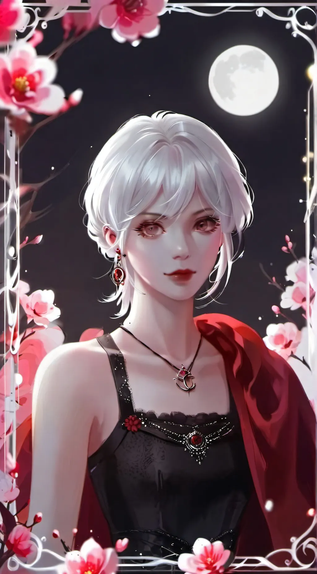 ai character: Alyssa Crimson  background