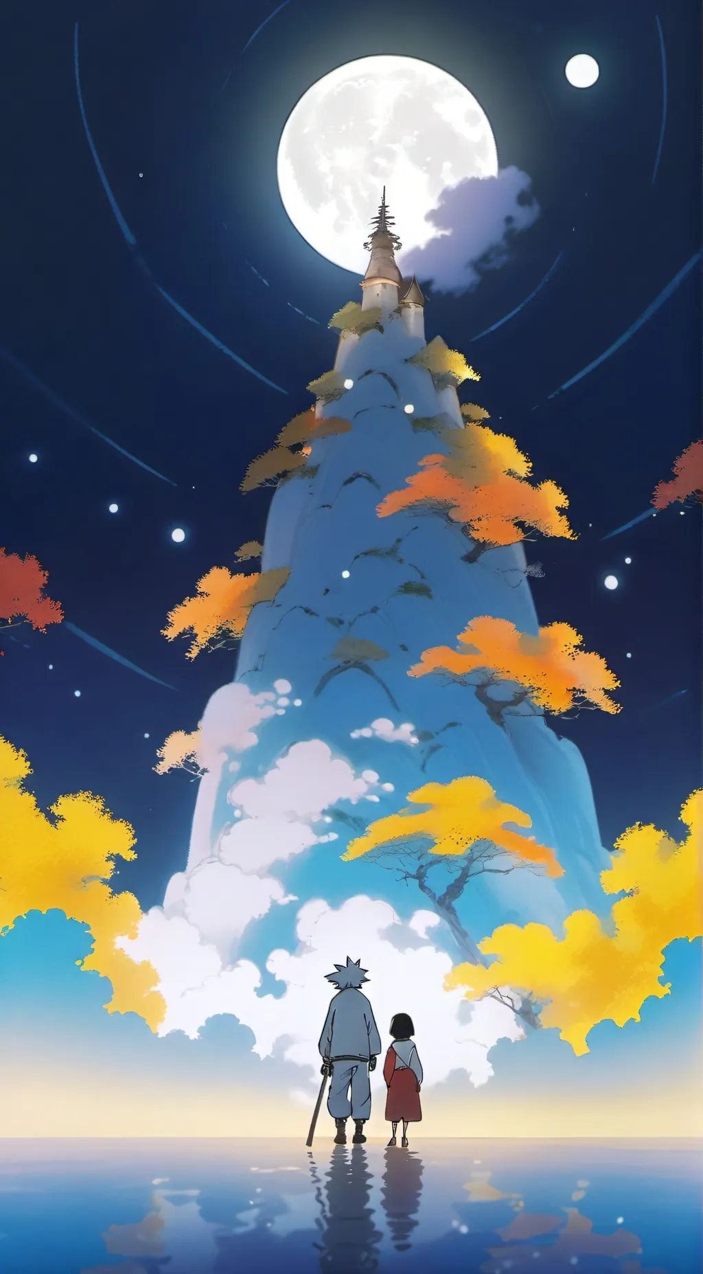 ai character: Sprunki Nightly background