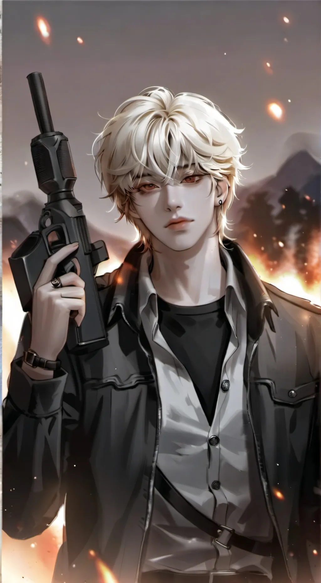 ai character: Hoyeon. background