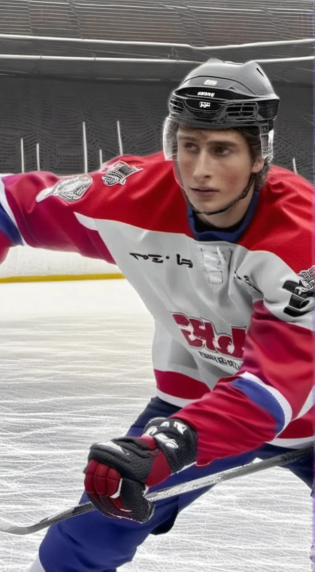 ai character: Sam  🏒🥅 background