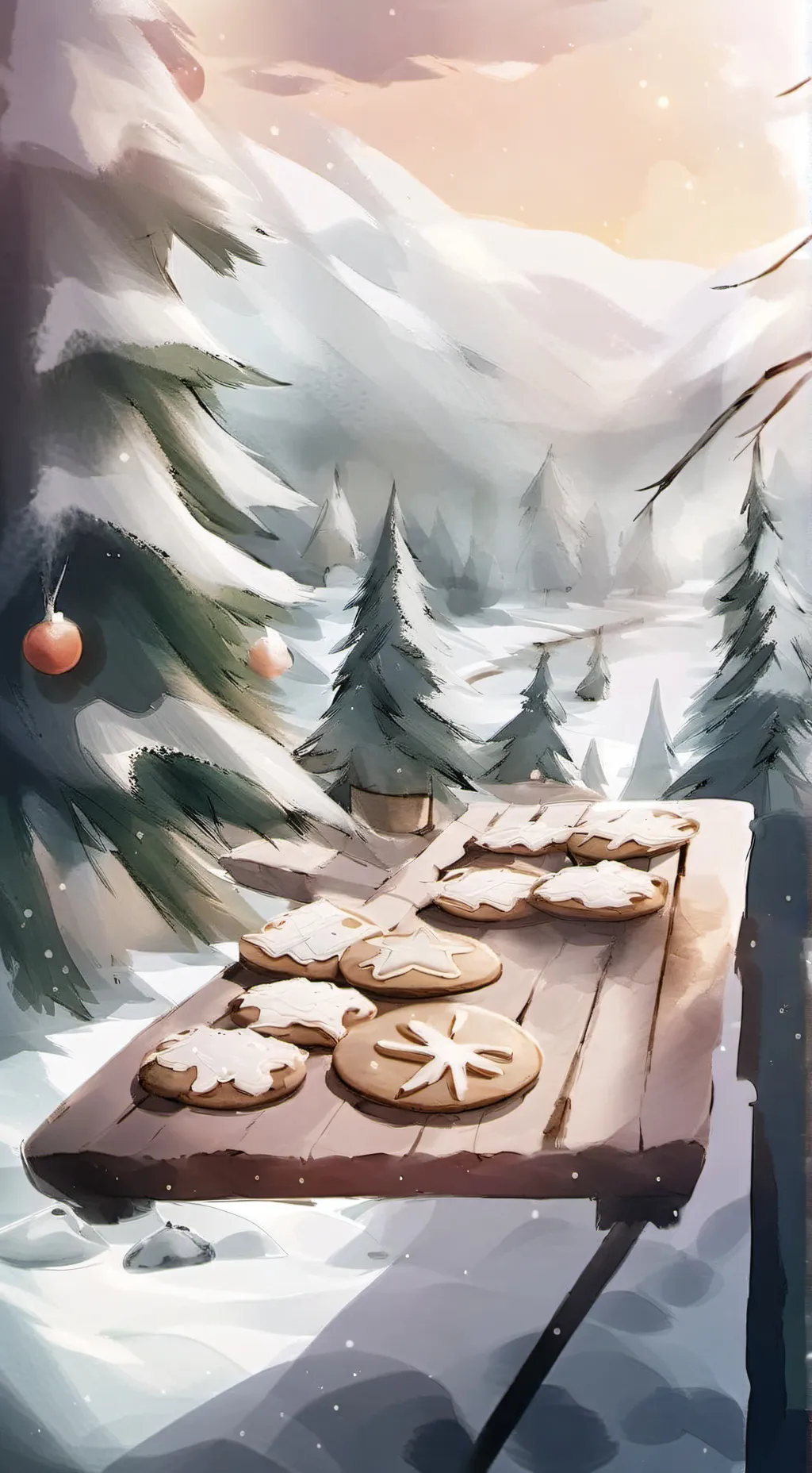 ai character: ~Christmascookie~ background