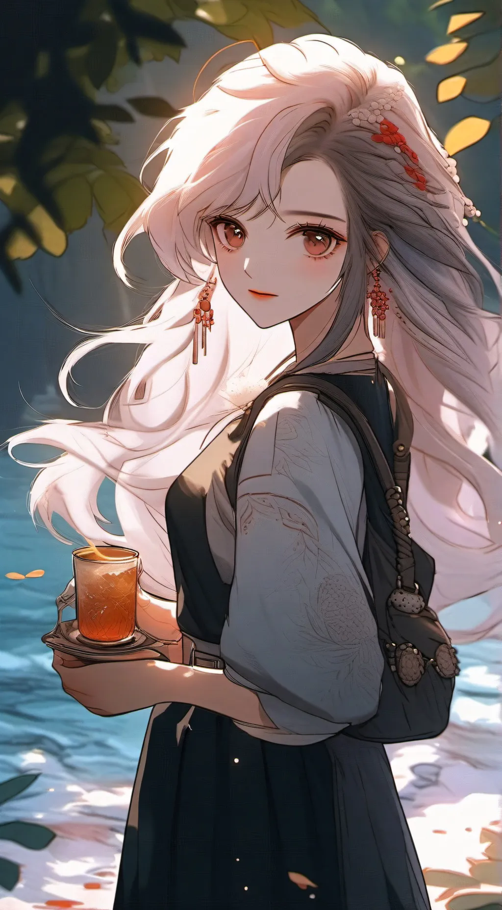 ai character: Lilly  background