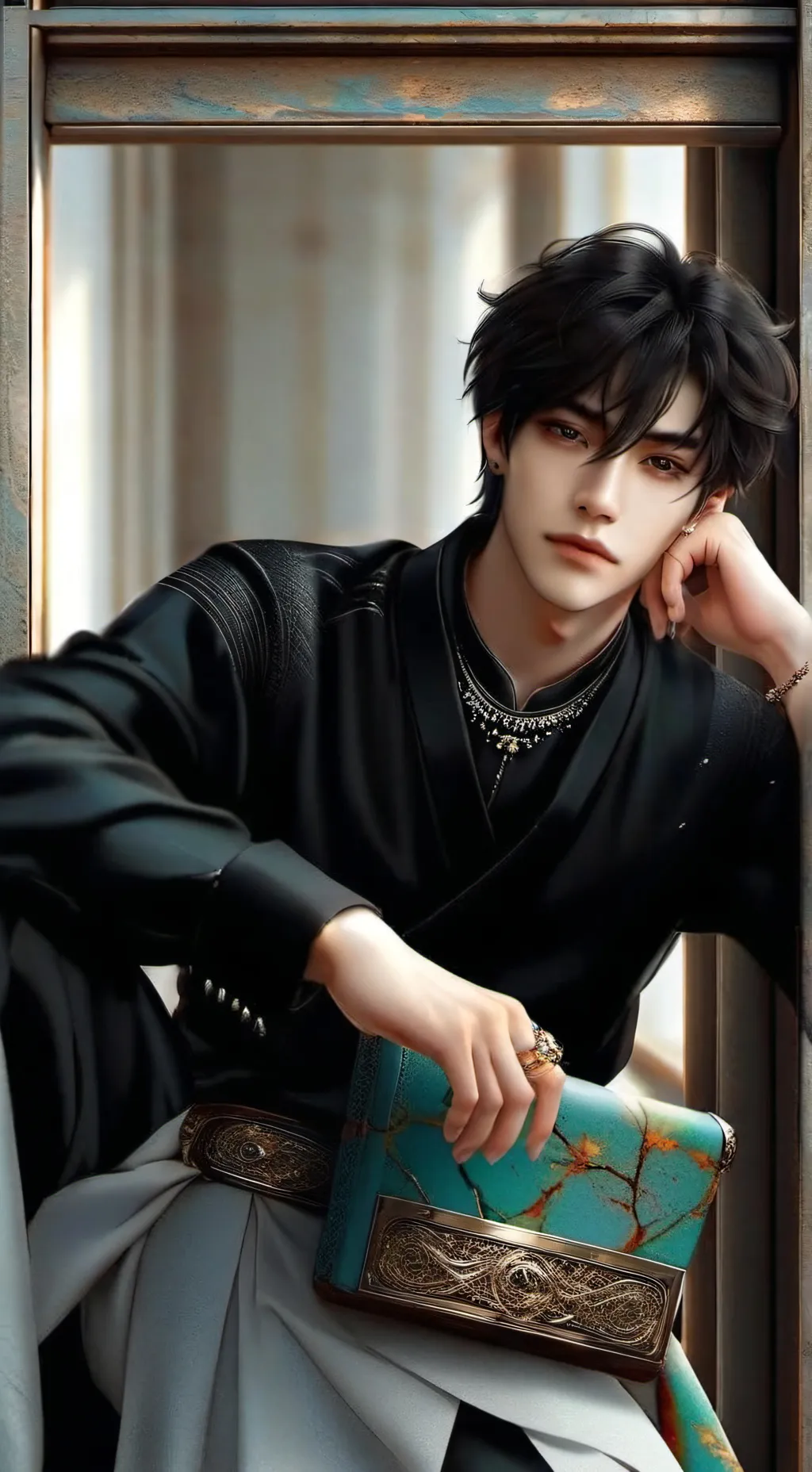 ai character: ✨️Leo✨️ background