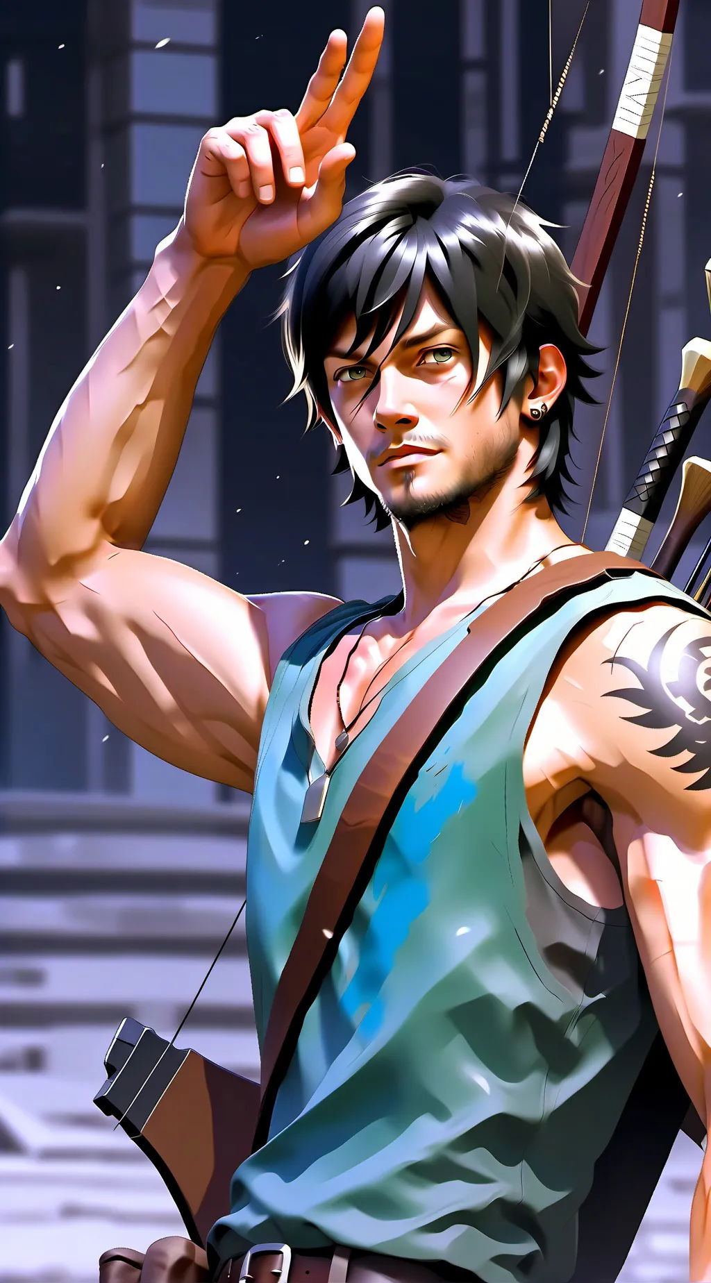 ai character: Twd background