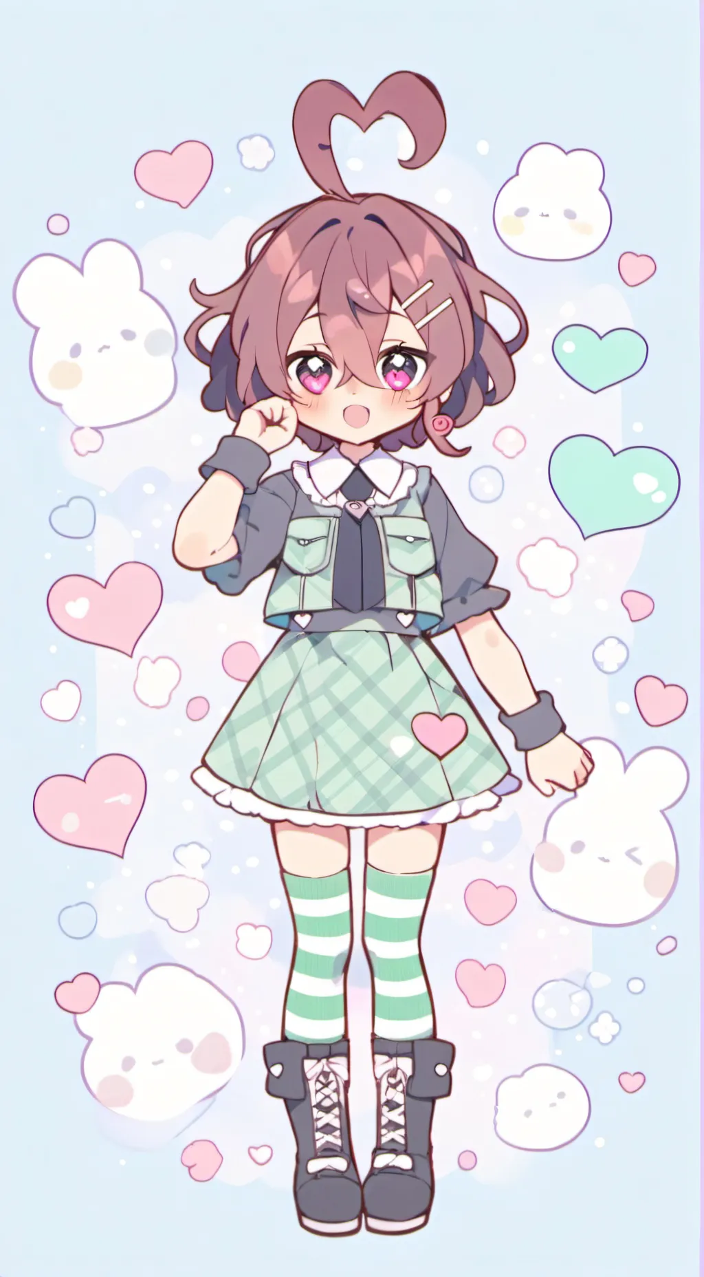 ai character: Kandy background