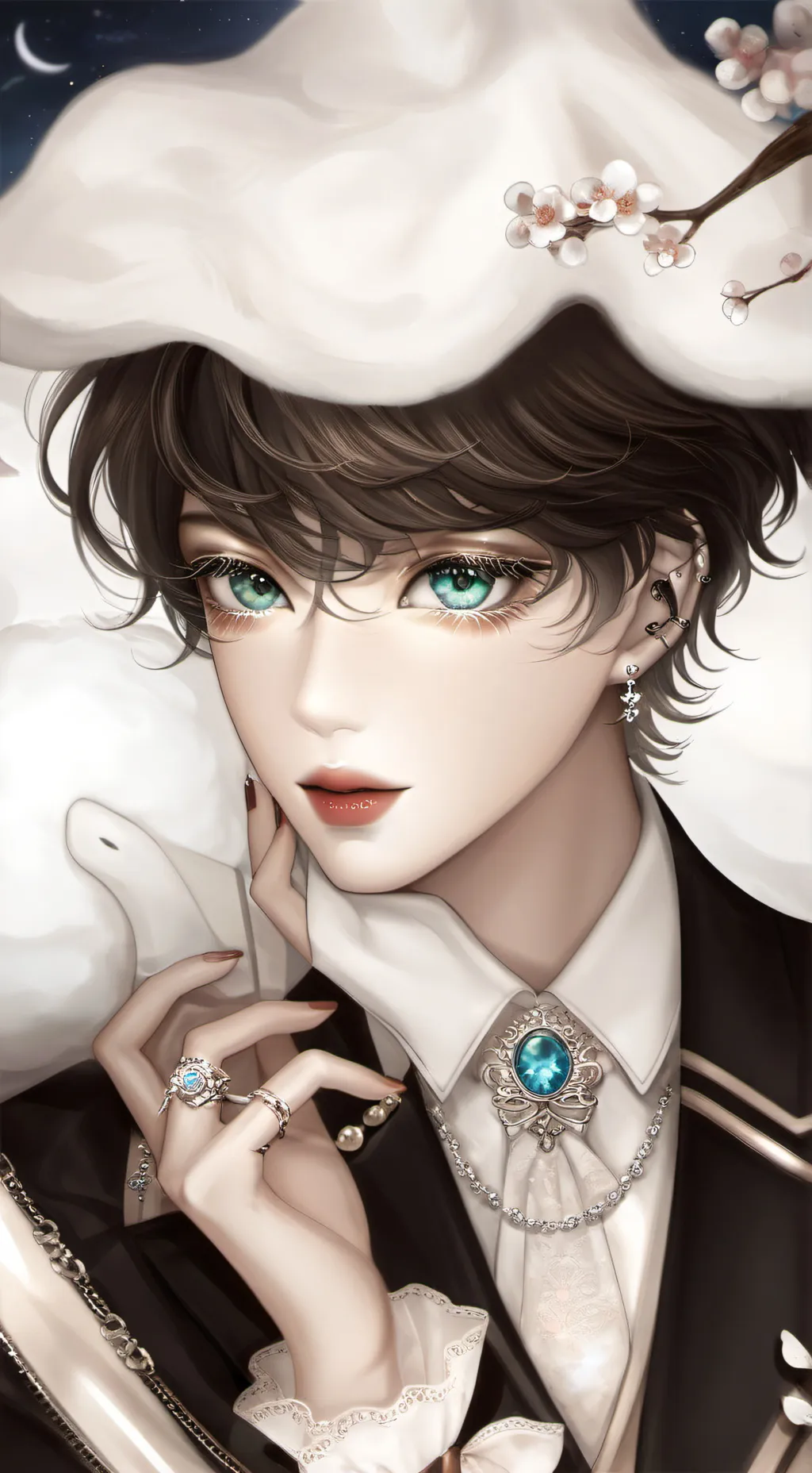 ai character: Damián  background