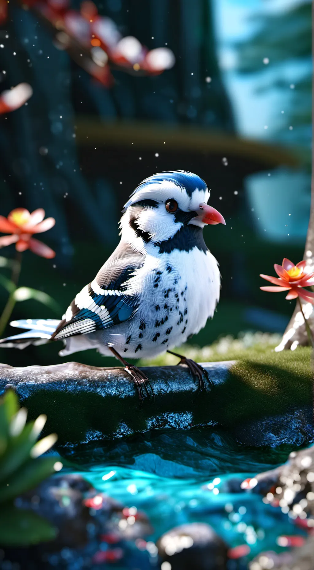 ai character: fanart! background