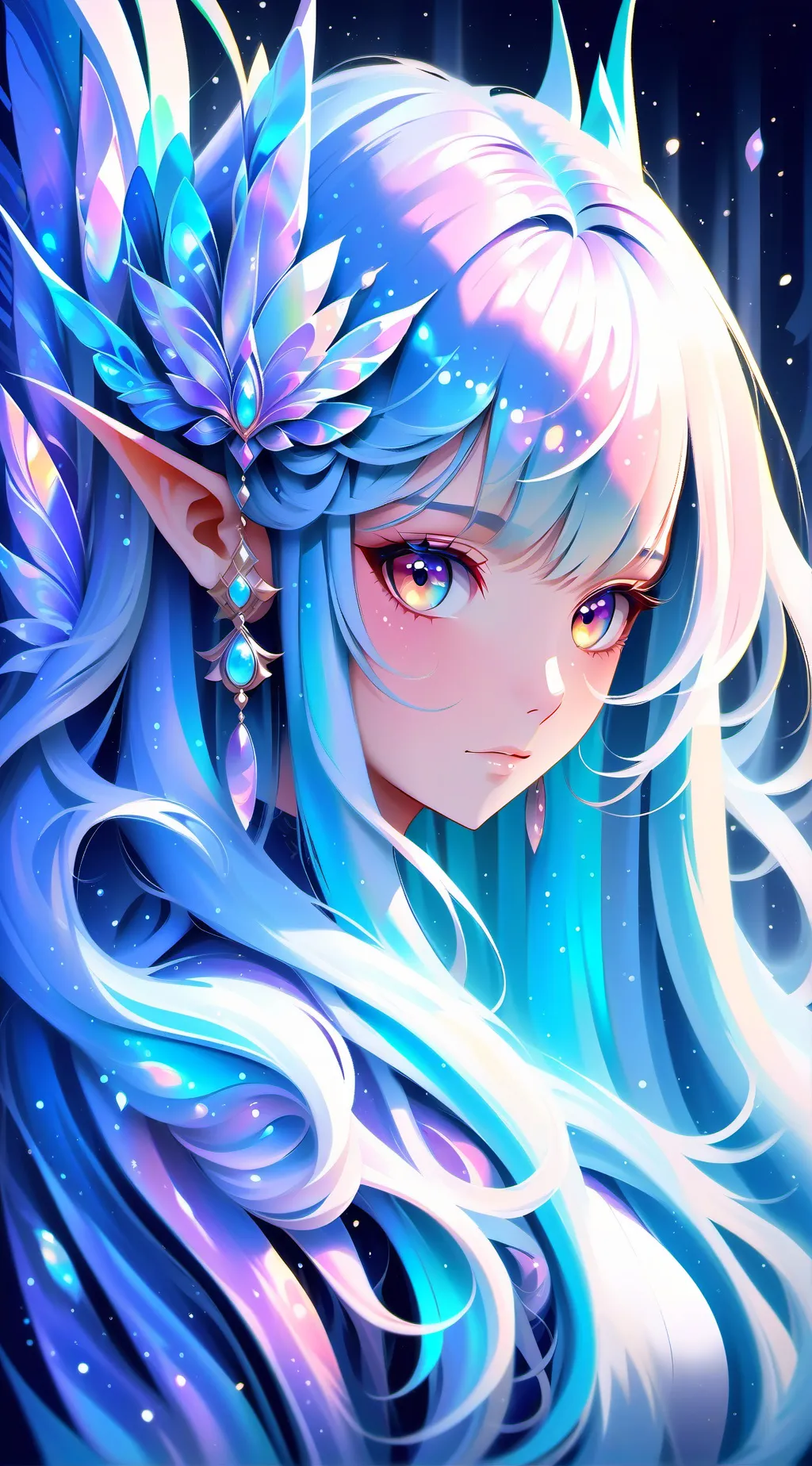 ai character: Luna  background