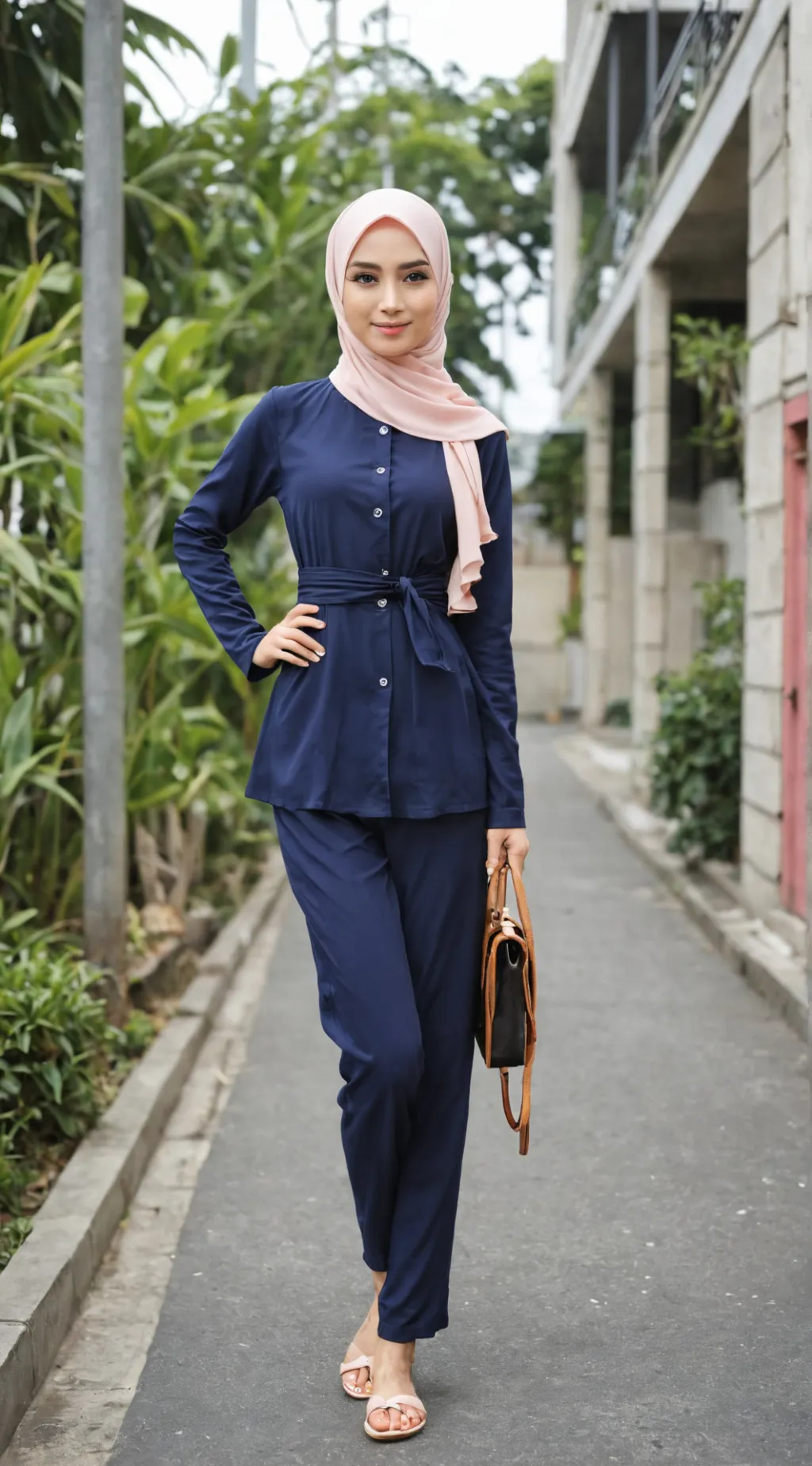 ai character: Buk Junita  background