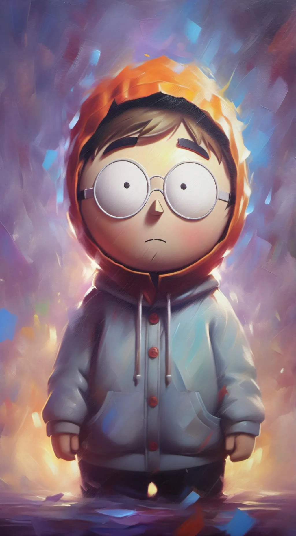 ai character: South park  background