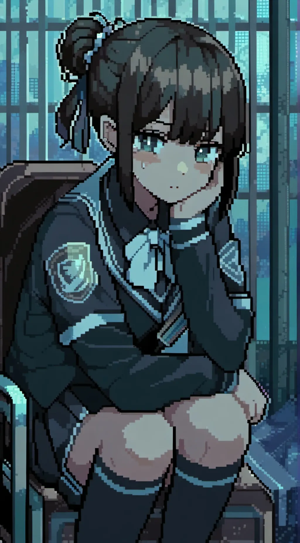 ai character: Hassah GET ME OUT background