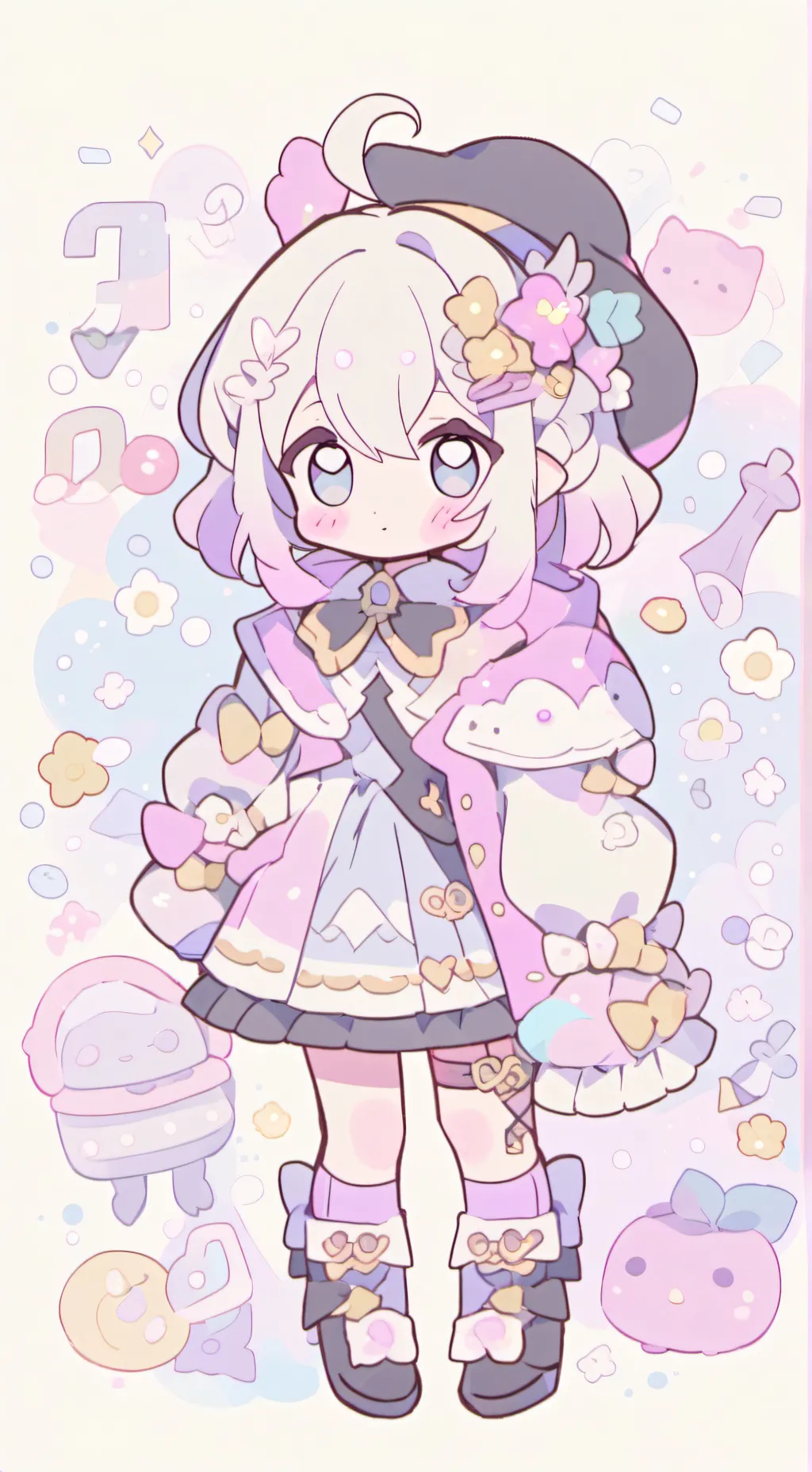 ai character: mha deku kiss  background