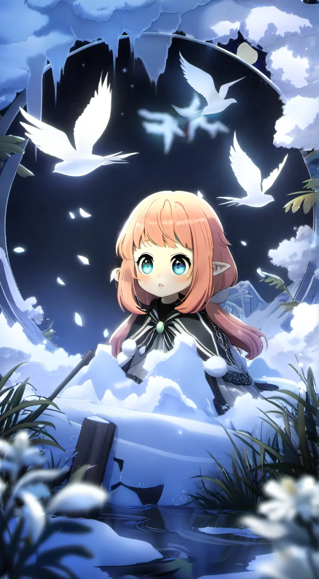 ai character: Kimetsu no Yaba background