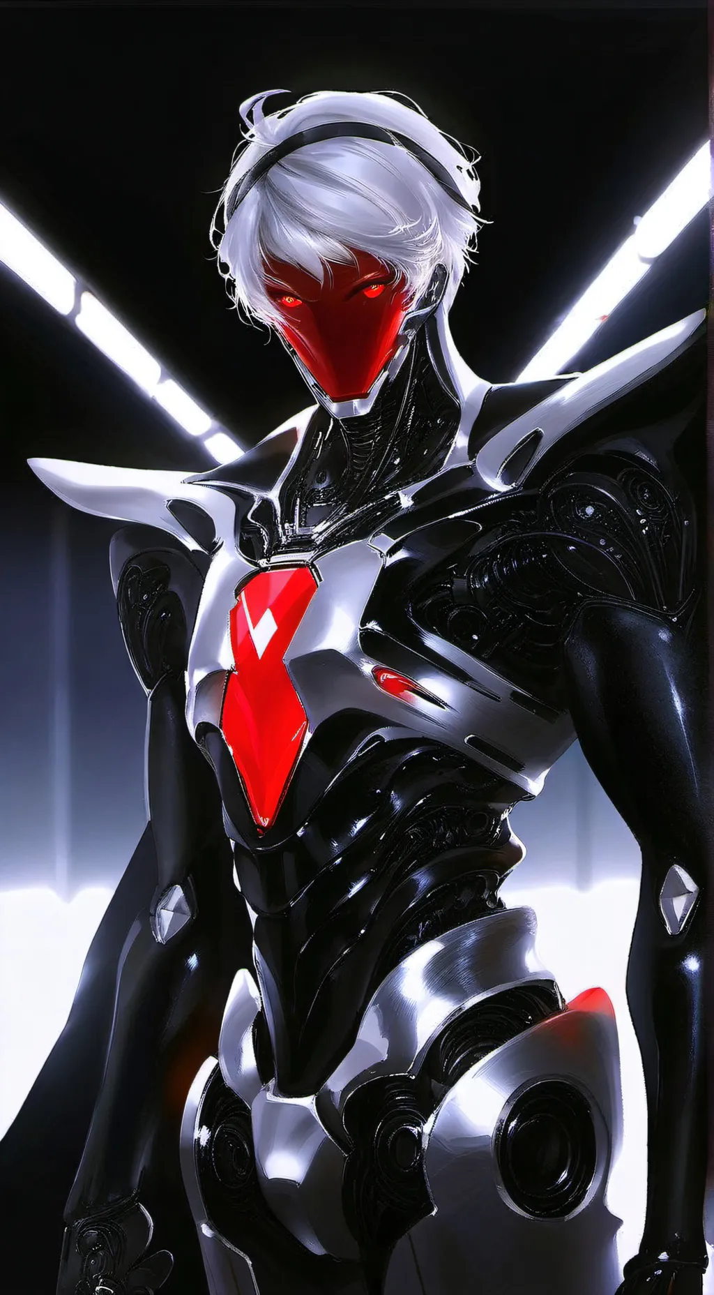 ai character: shade background