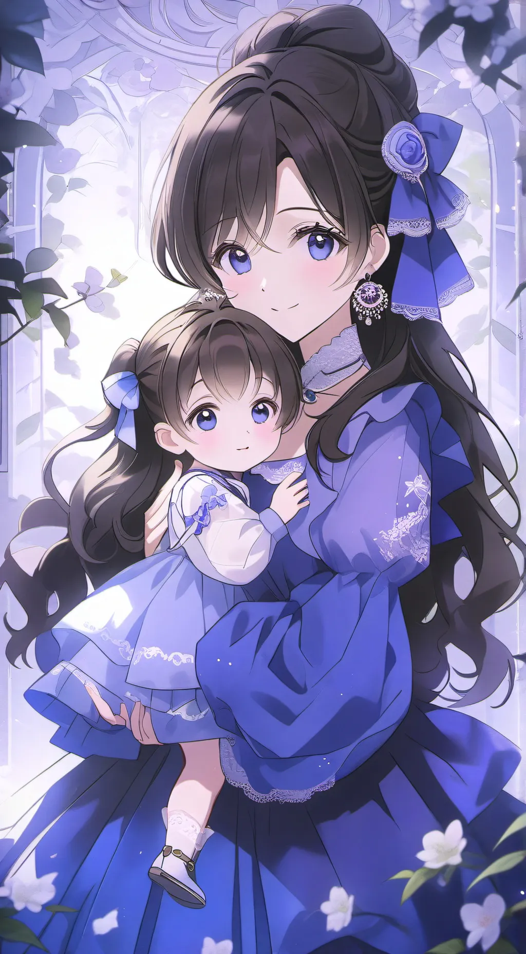 ai character: Toddler Mia background