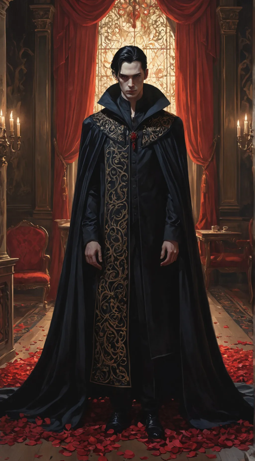 ai character: Lucien background