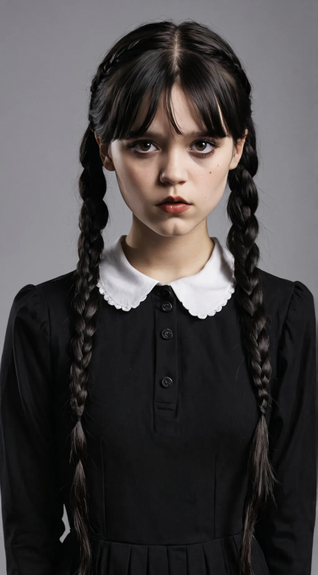 ai character: Wednesday Addams background