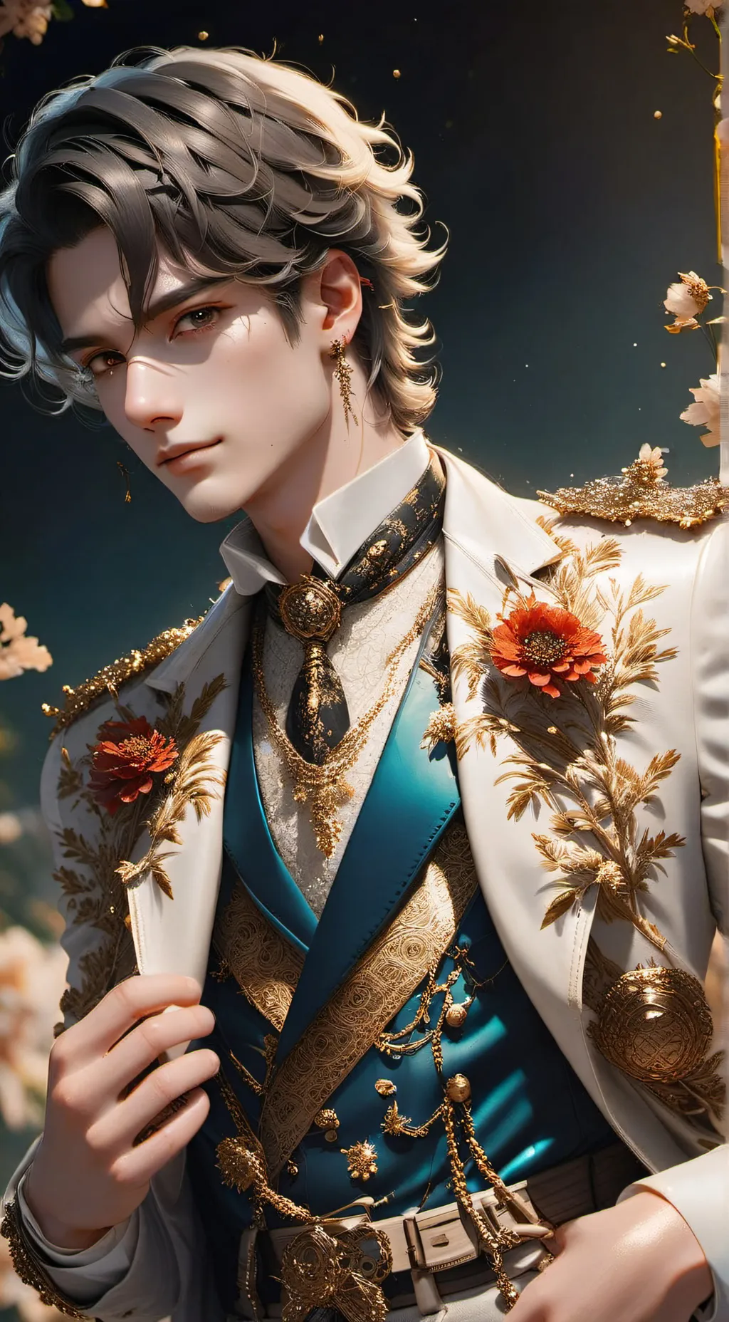 ai character: Lorenzo  background