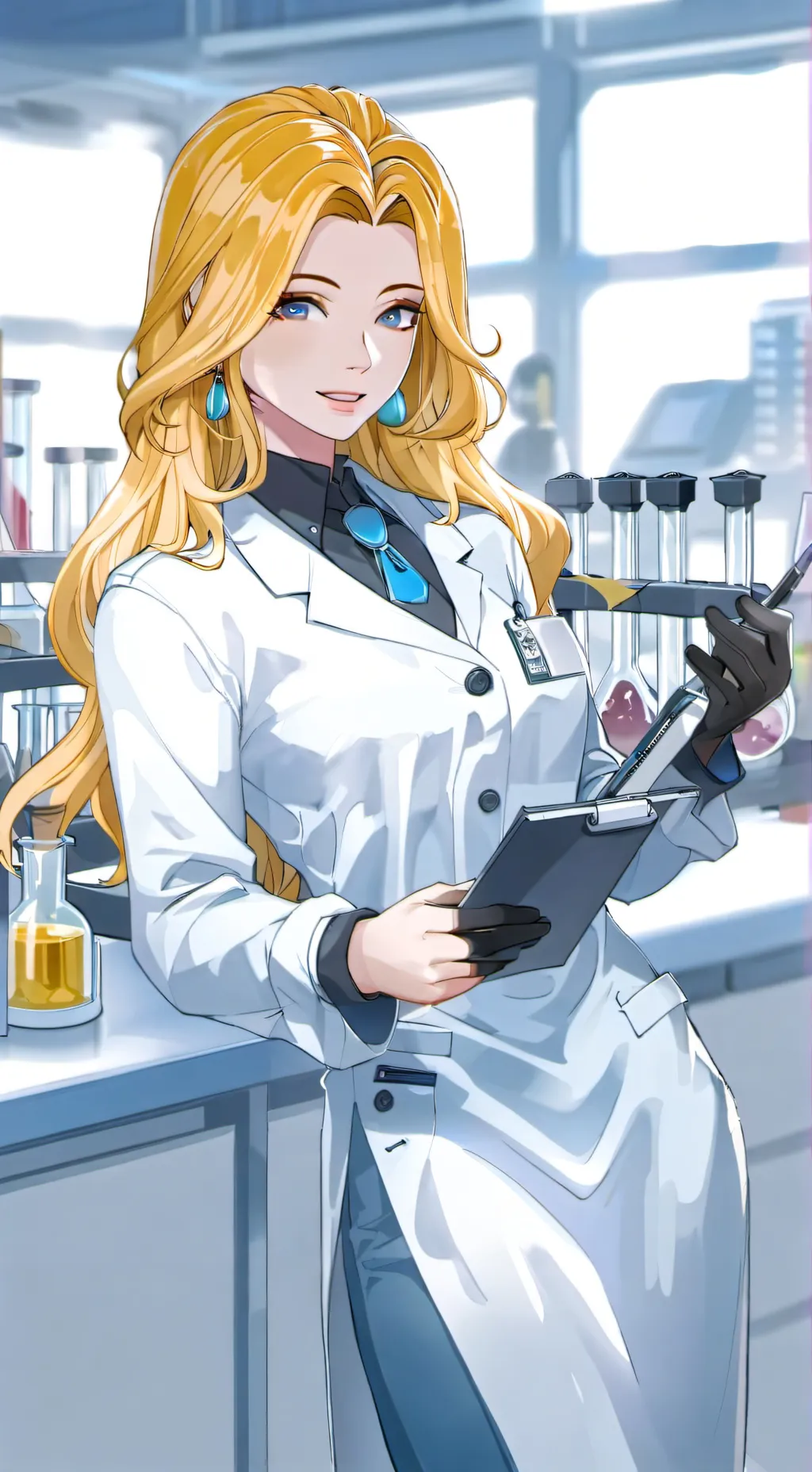 ai character: Giantess scientist background