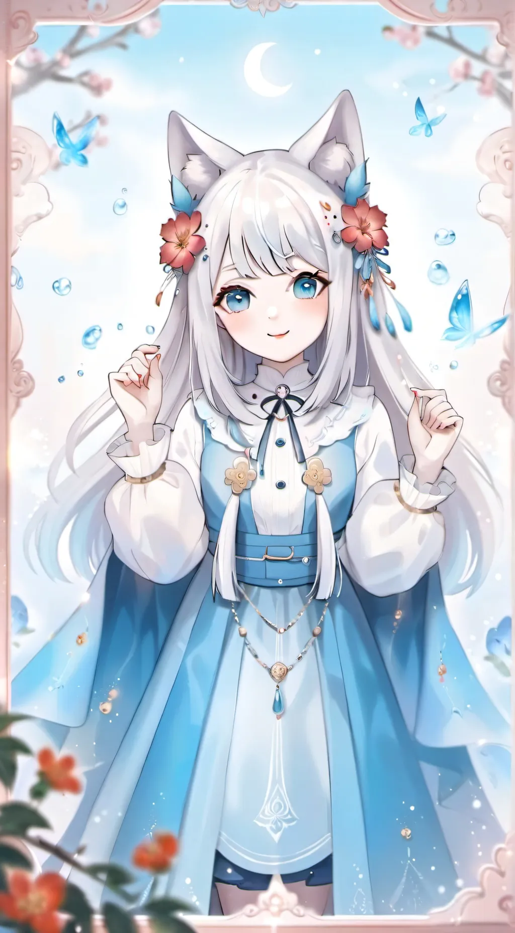 ai character: My school met you background