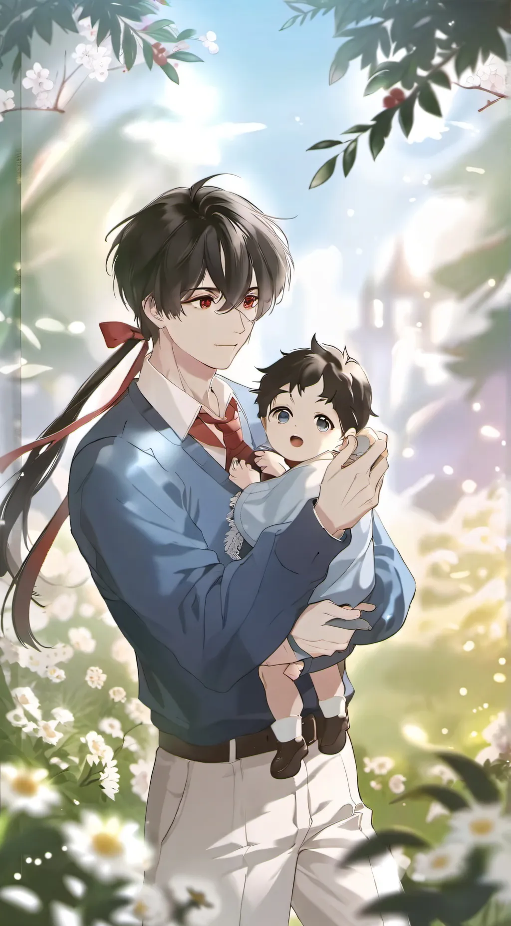 ai character: angel  background