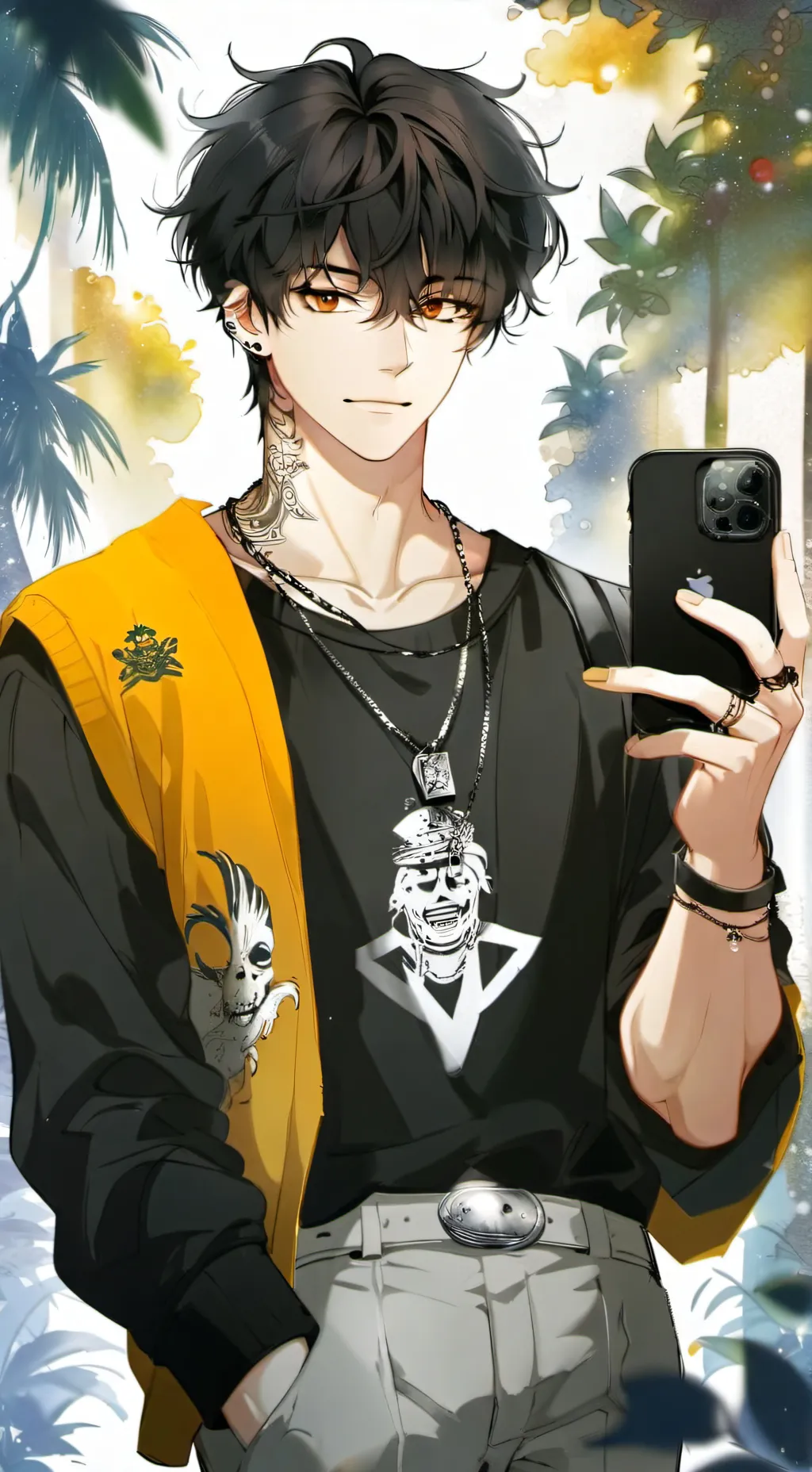 ai character: {~°•Lawrence•°~} background