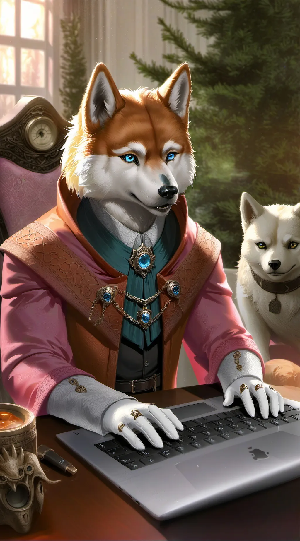 ai character: Pixel background