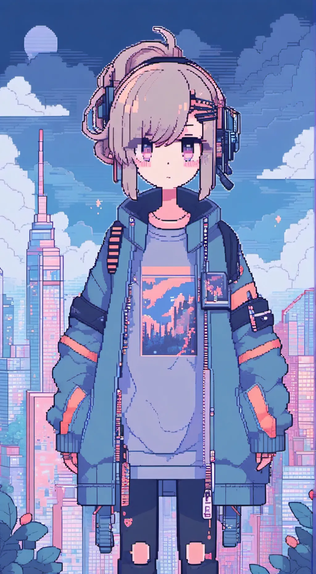 ai character: luna  background