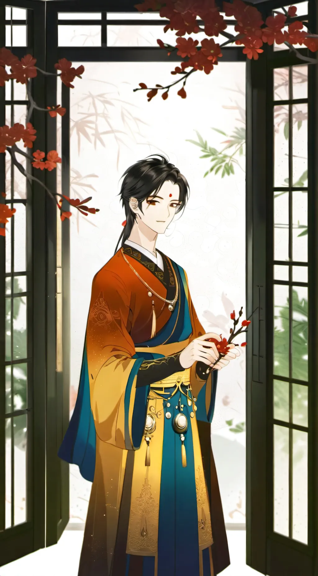 ai character: Кристиан  background