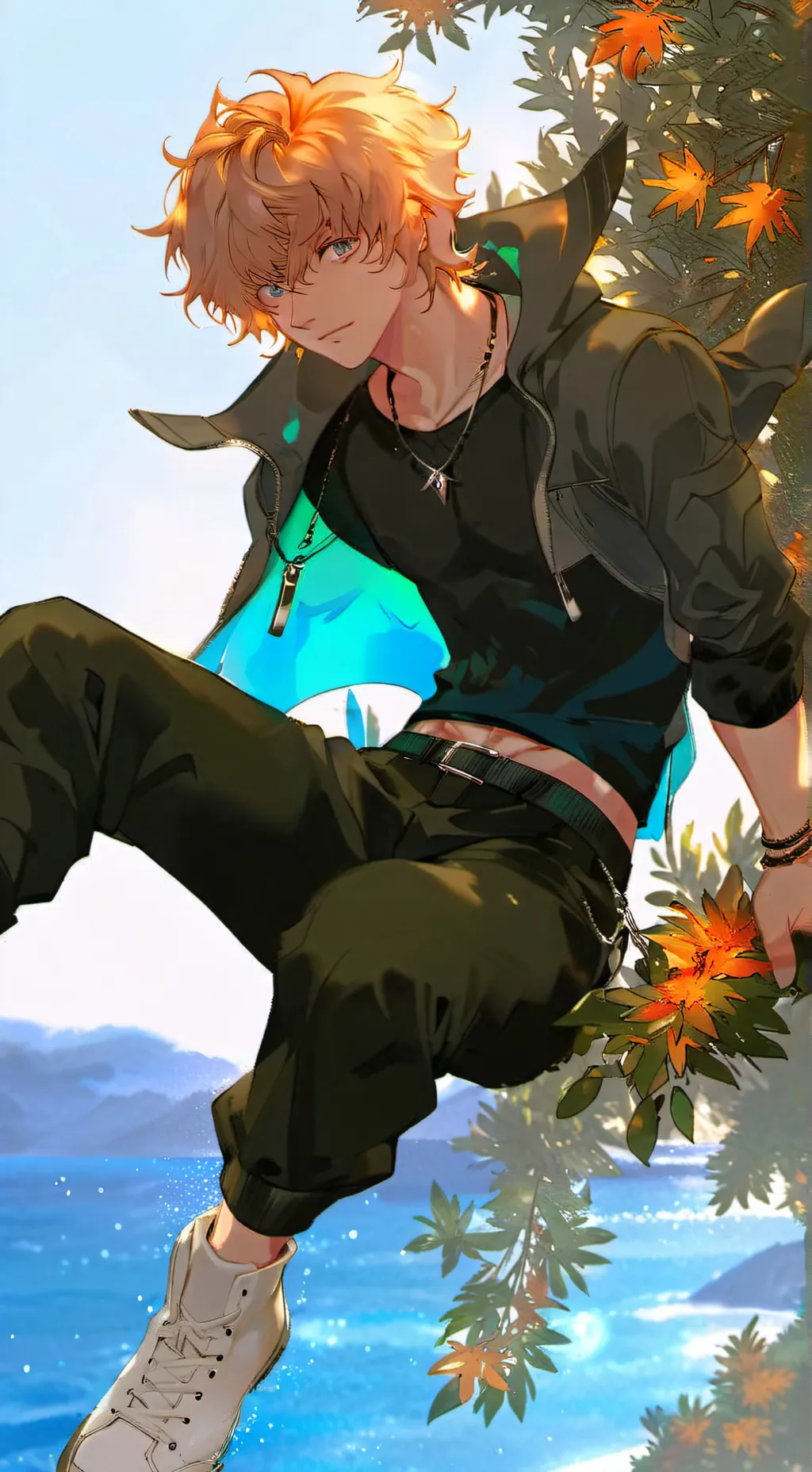 ai character: Will Solance background