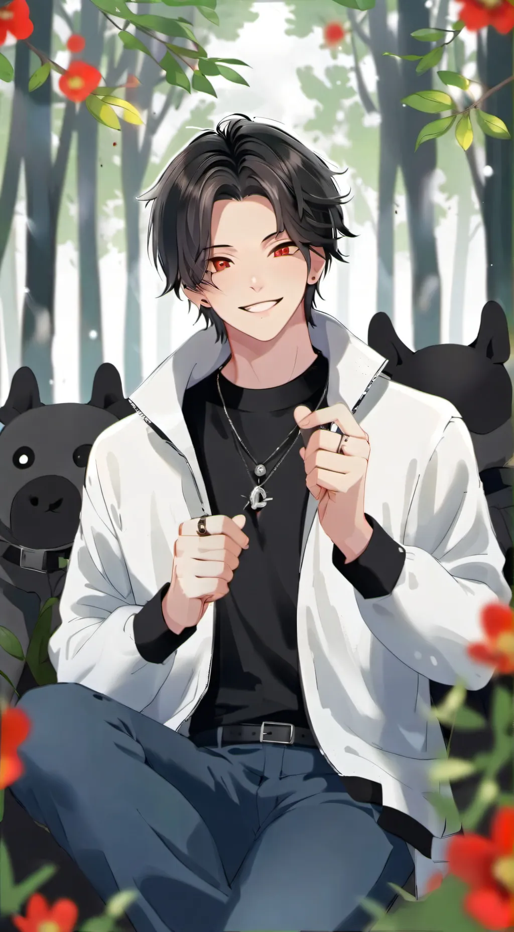 ai character: Мик background