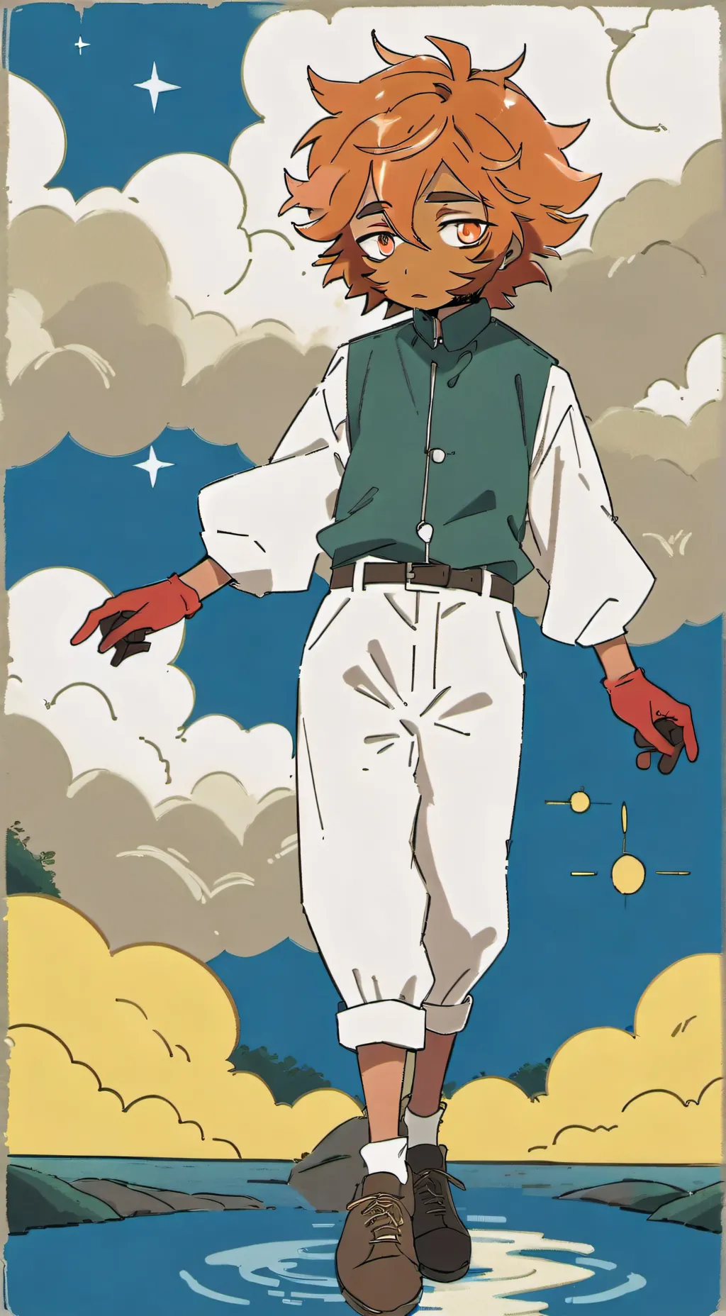 ai character: Eclipes as a baby background