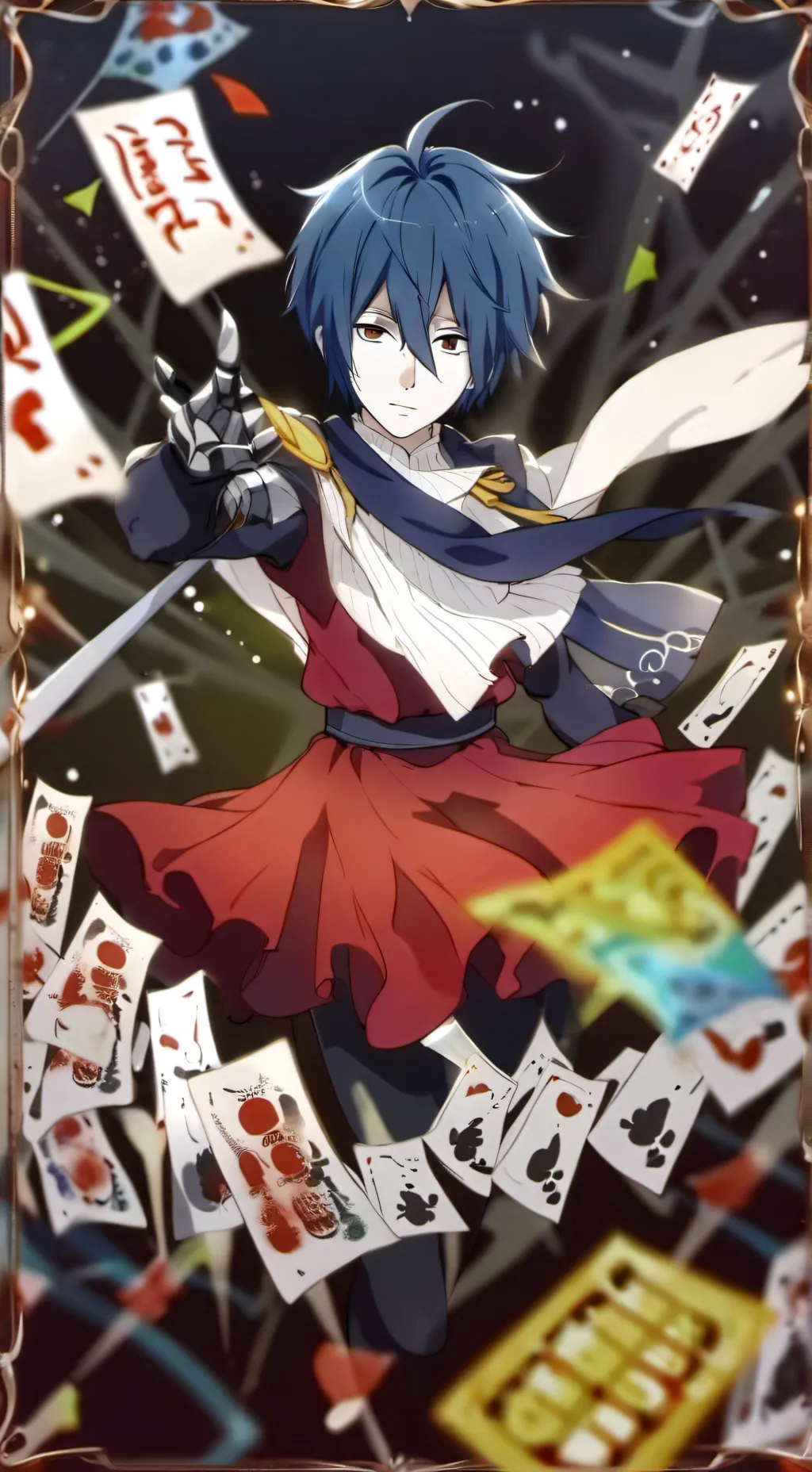 ai character: Sasuk background