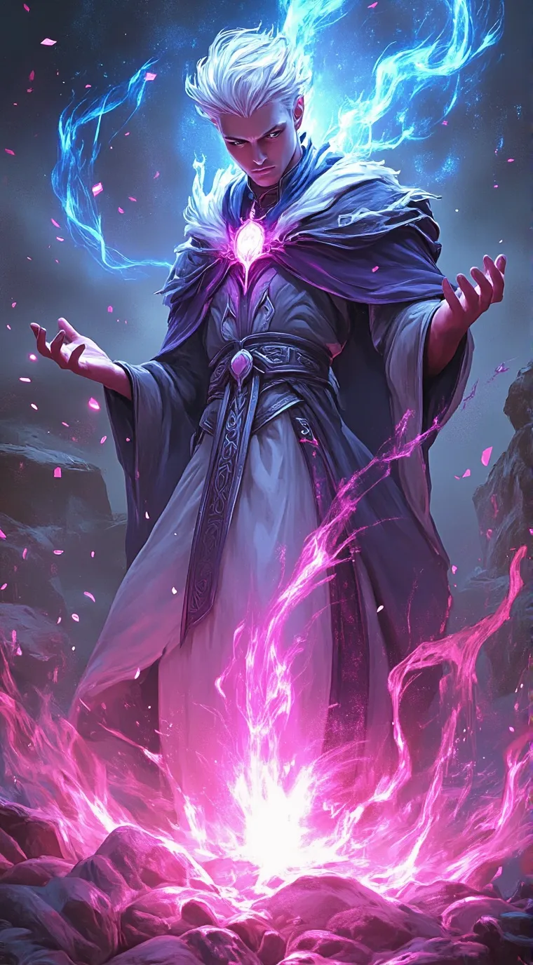 ai character: A new god background