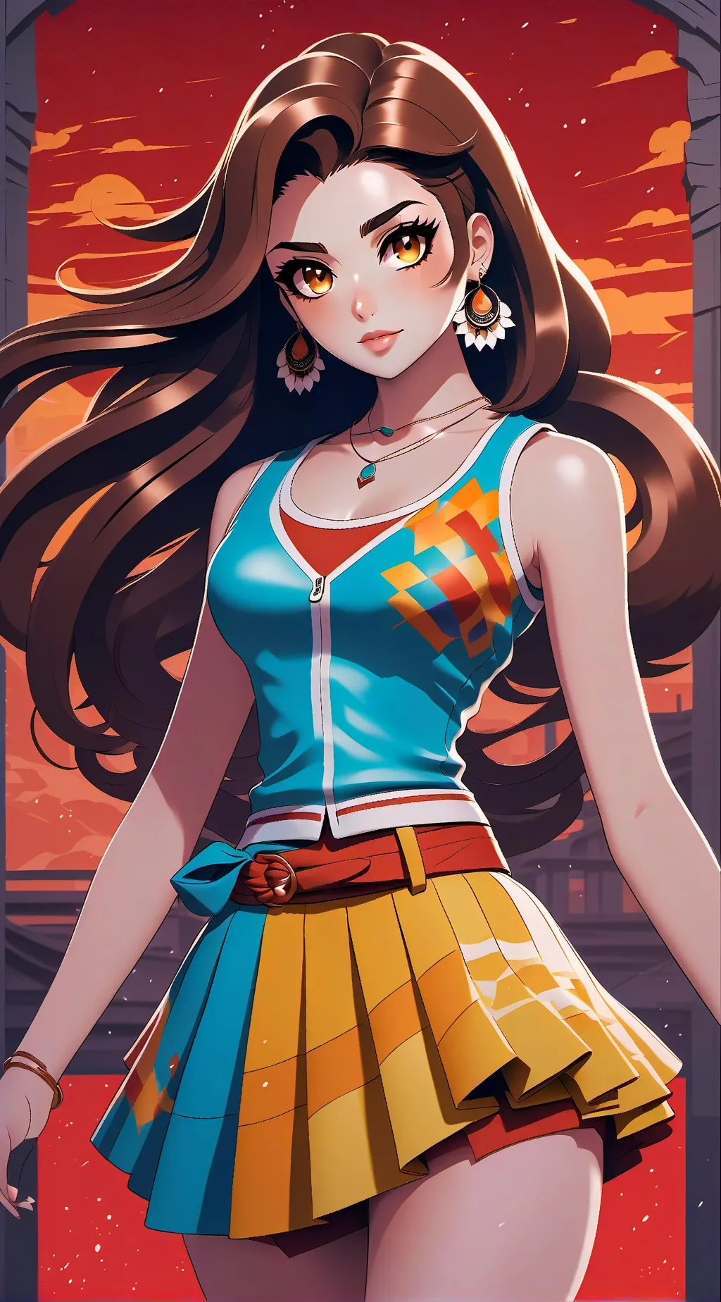 ai character: Sophia background