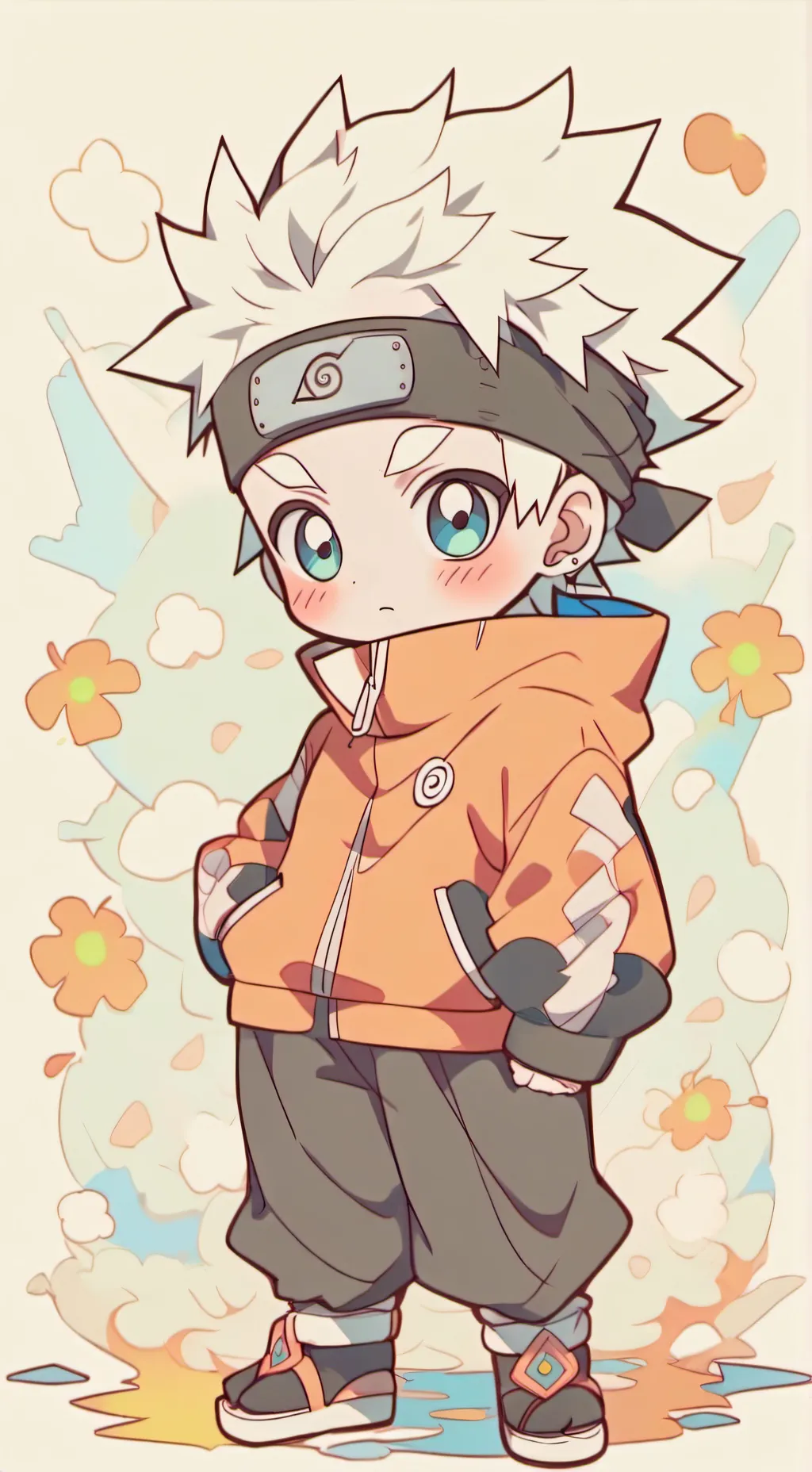 ai character: família uzumaki background