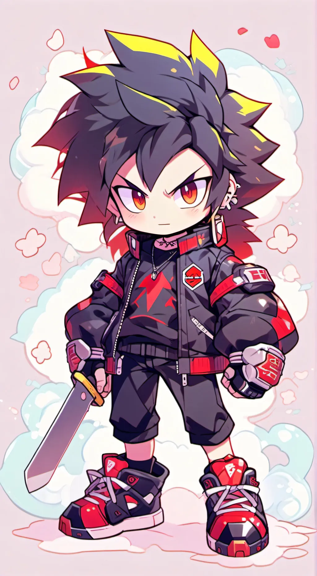 ai character: Shadow  background