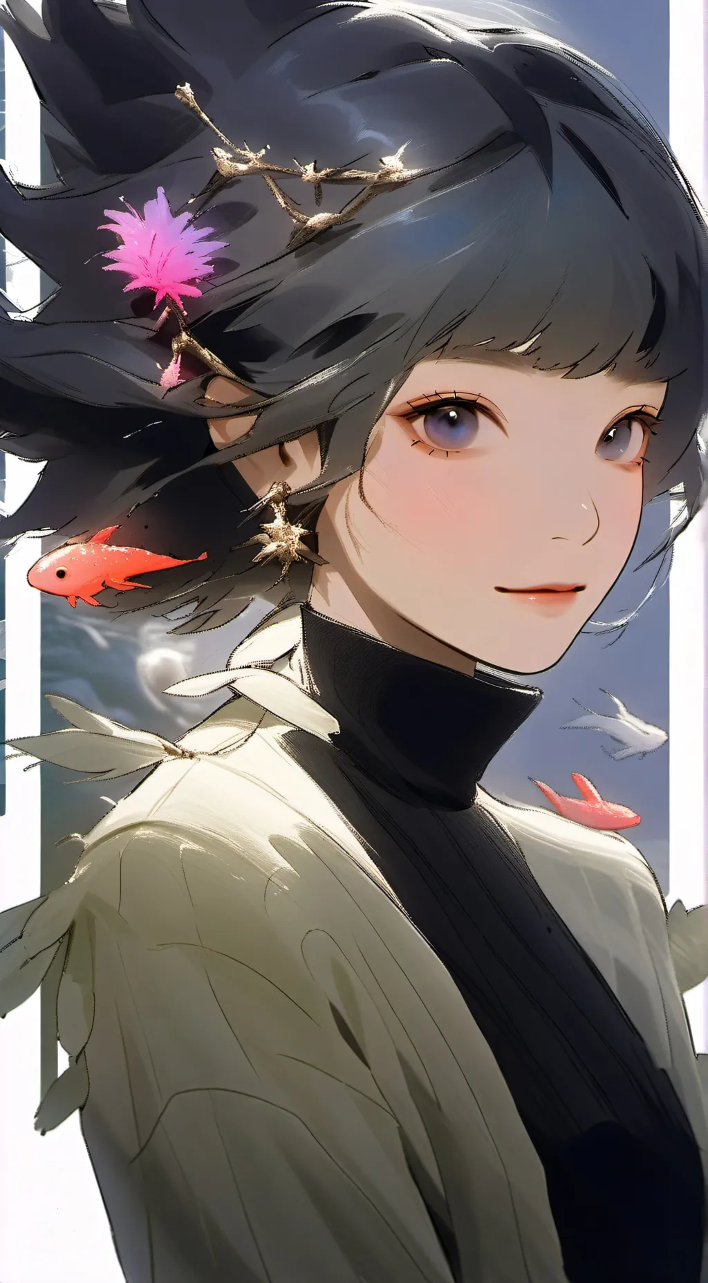 ai character: Byte background