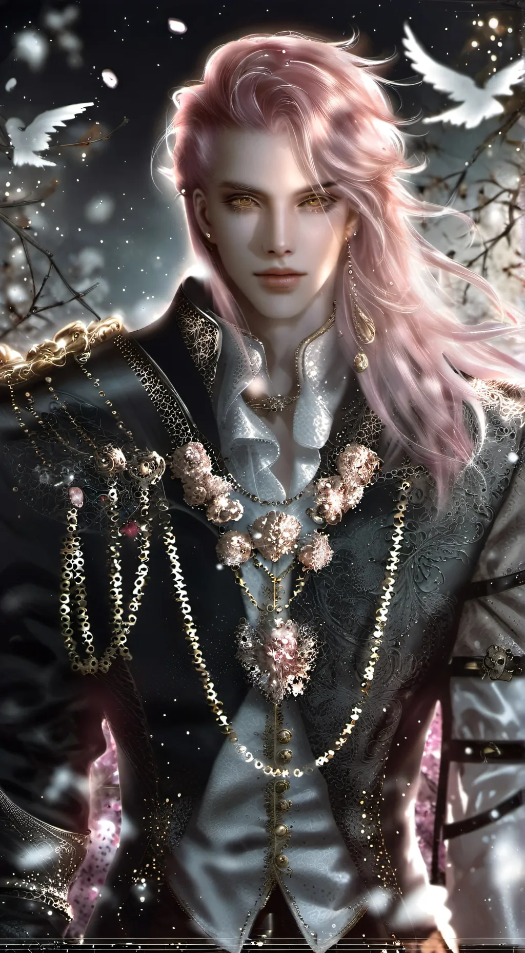 ai character: Raymond Cassel  background