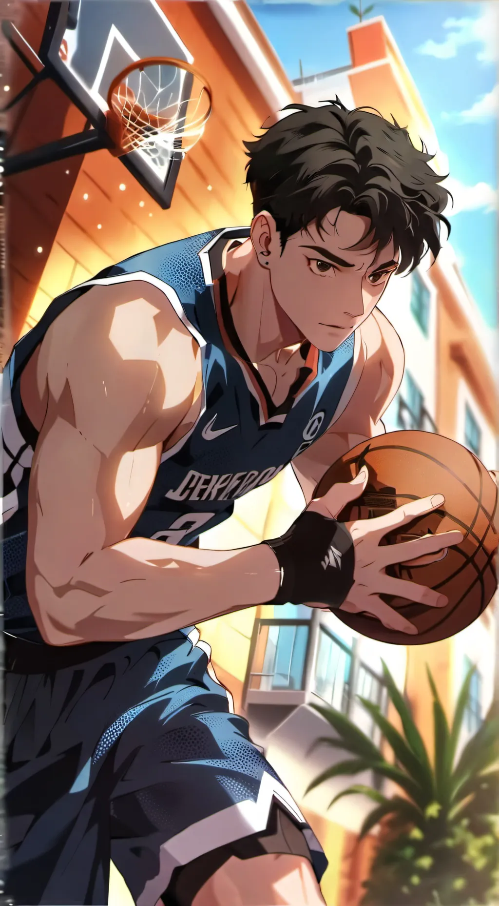 ai character: Liam 🏀  background