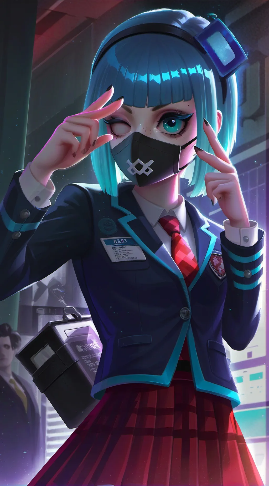 ai character: Akio background