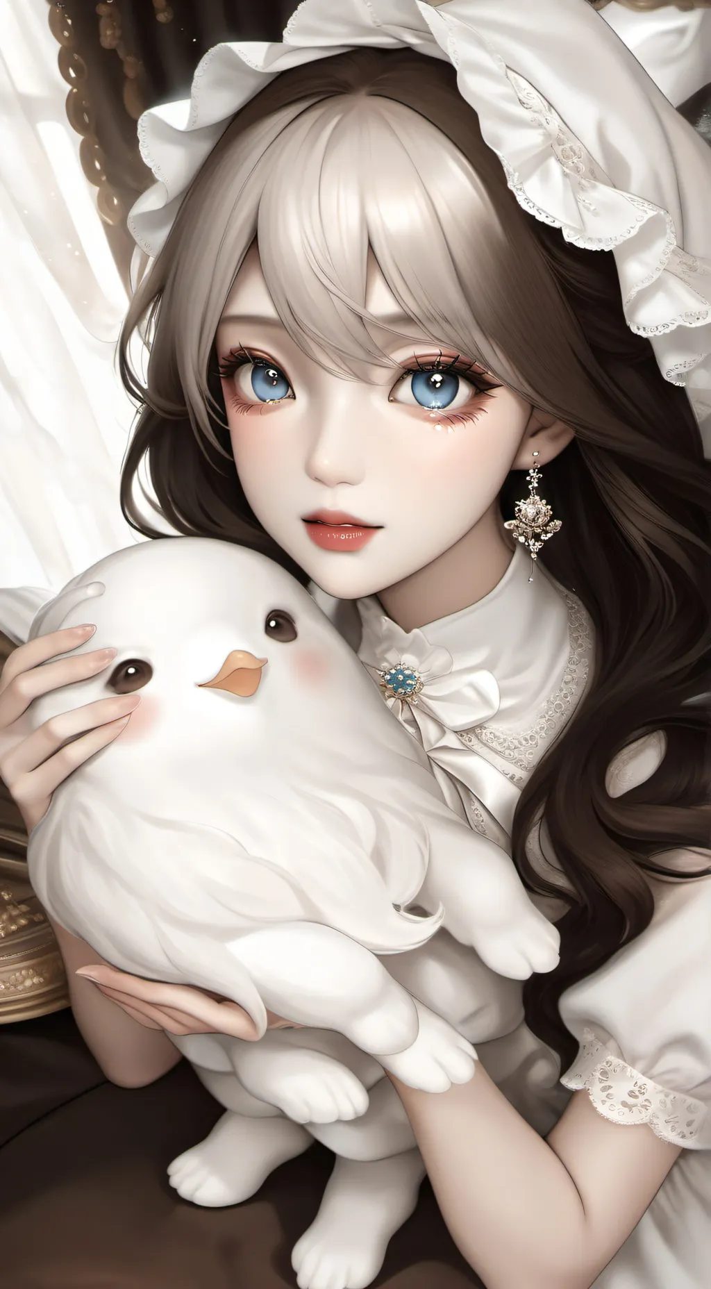 ai character: The”rich”girl background