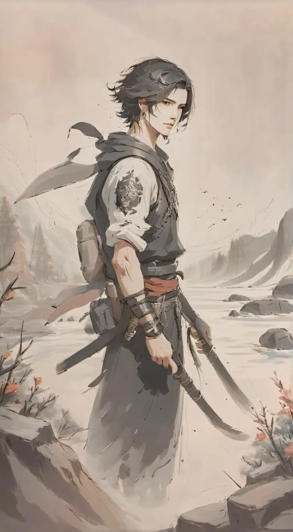 ai character: bakugo  background